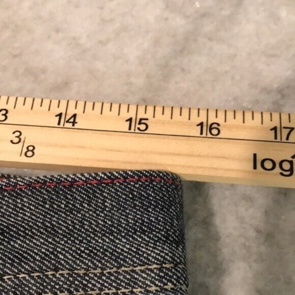 Tommy Jeans Mens 31 X 32 Blue Denim Baggy High Waist Streetwear Skater Western - Picture 10 of 13